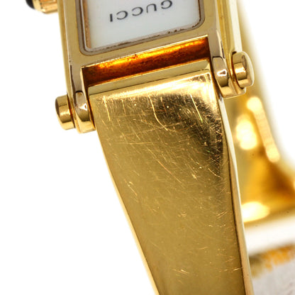 GUCCI Square face Watches 1500L Gold Plated/Gold Plated Ladies