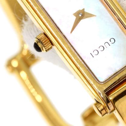 GUCCI Square face Watches 1500L Gold Plated/Gold Plated Ladies