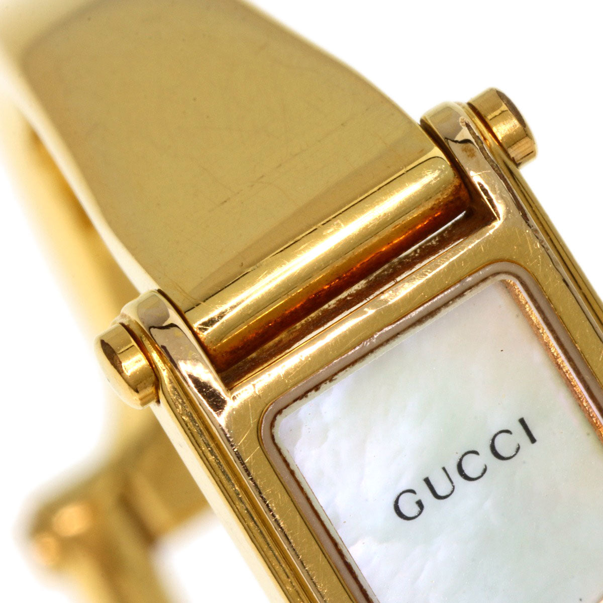 GUCCI Square face Watches 1500L Gold Plated/Gold Plated Ladies