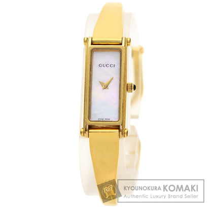 GUCCI Square face Watches 1500L Gold Plated/Gold Plated Ladies