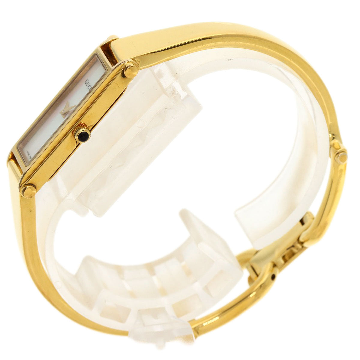 GUCCI Square face Watches 1500L Gold Plated/Gold Plated Ladies