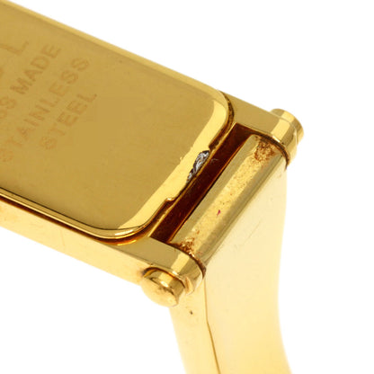 GUCCI Square face Watches 1500L Gold Plated/Gold Plated Ladies