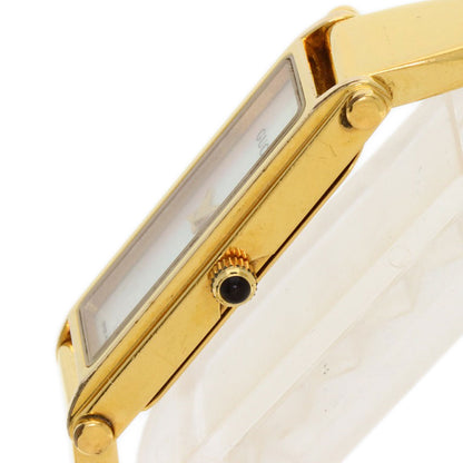 GUCCI Square face Watches 1500L Gold Plated/Gold Plated Ladies