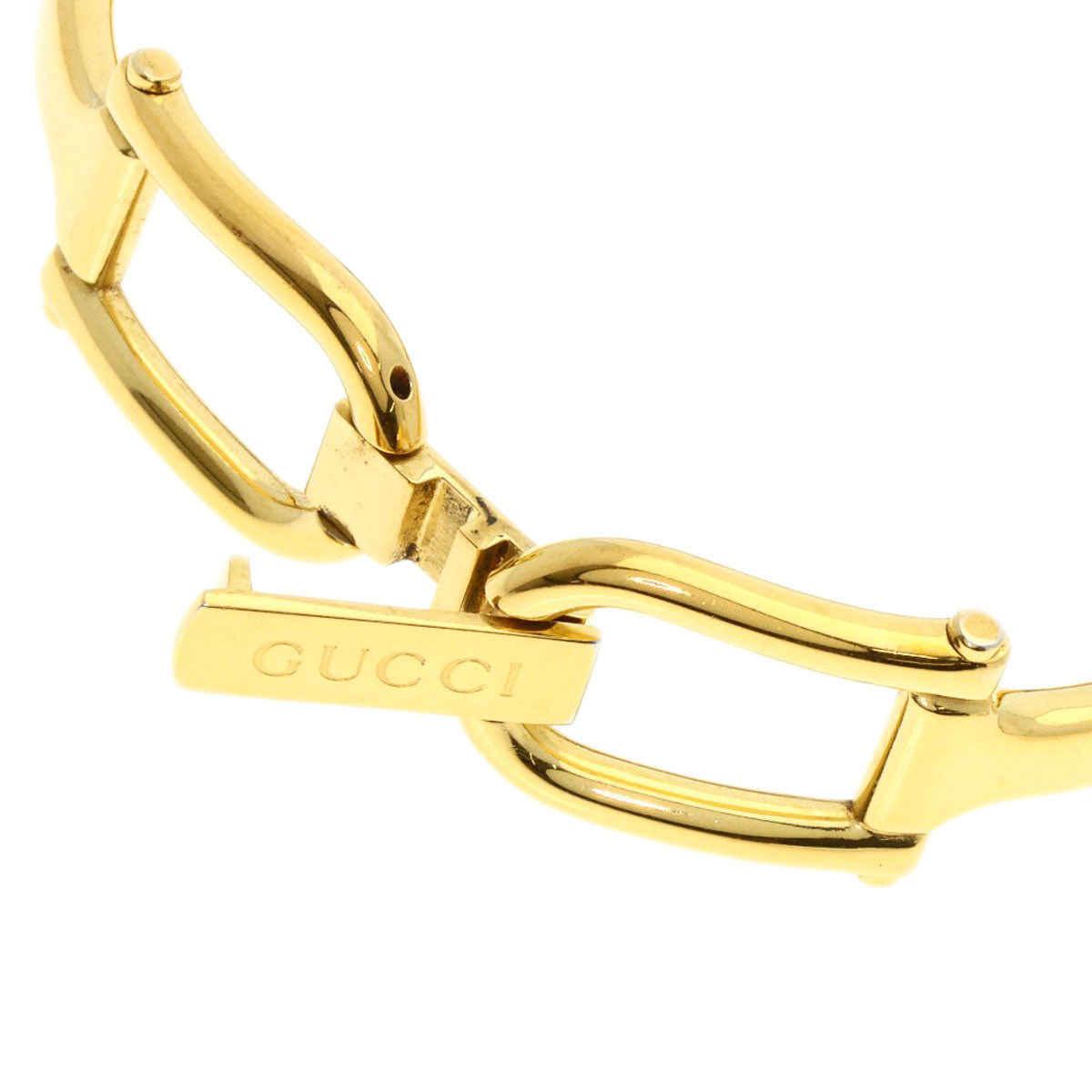 GUCCI Square face Watches 1500L Gold Plated/Gold Plated Ladies