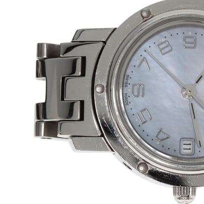 HERMES Clipper Nacre Watches CL4.210 Stainless Steel/Stainless Steel Ladies