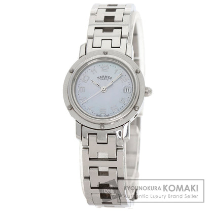 HERMES Clipper Nacre Watches CL4.210 Stainless Steel/Stainless Steel Ladies