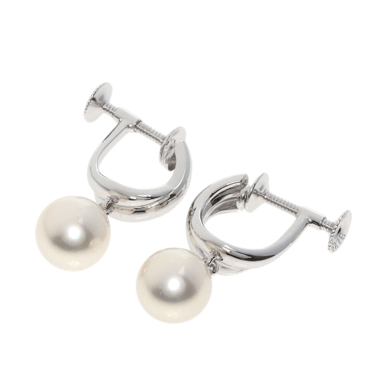 TASAKI   Earring Pearl Pearl K18 White Gold Ladies