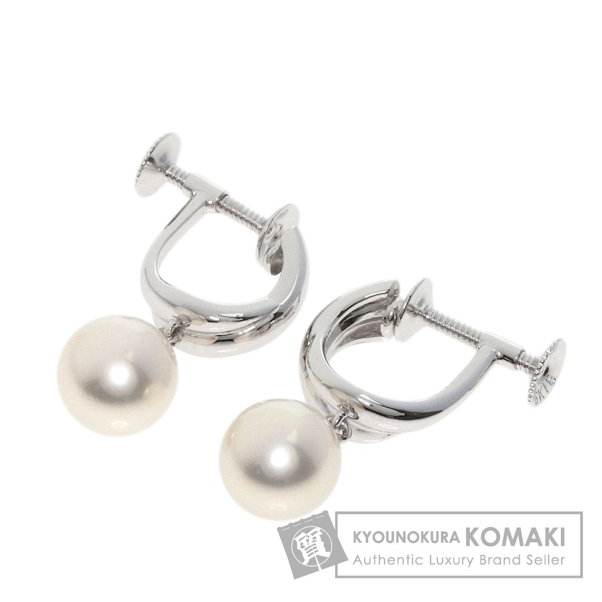 TASAKI   Earring Pearl Pearl K18 White Gold Ladies