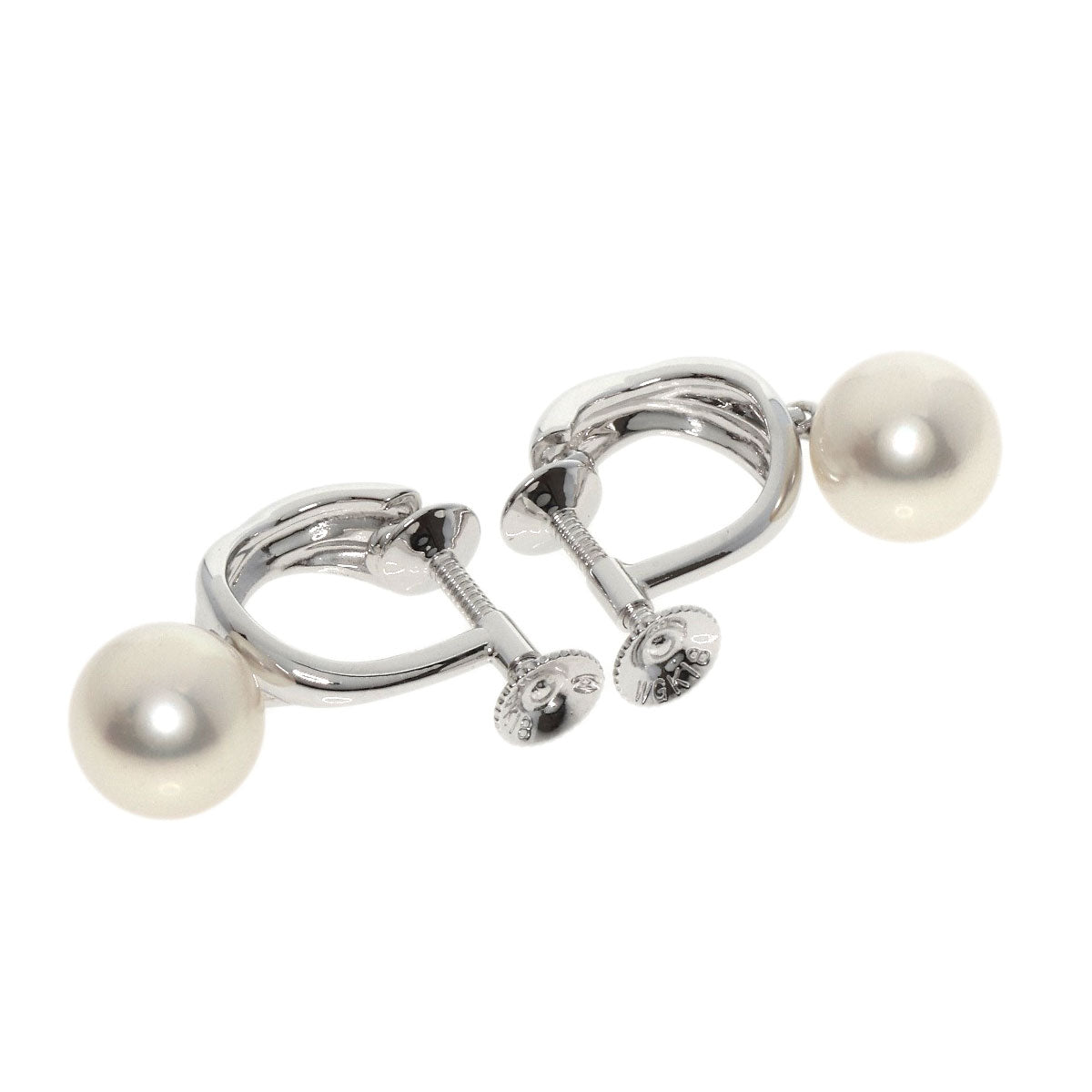 TASAKI   Earring Pearl Pearl K18 White Gold Ladies