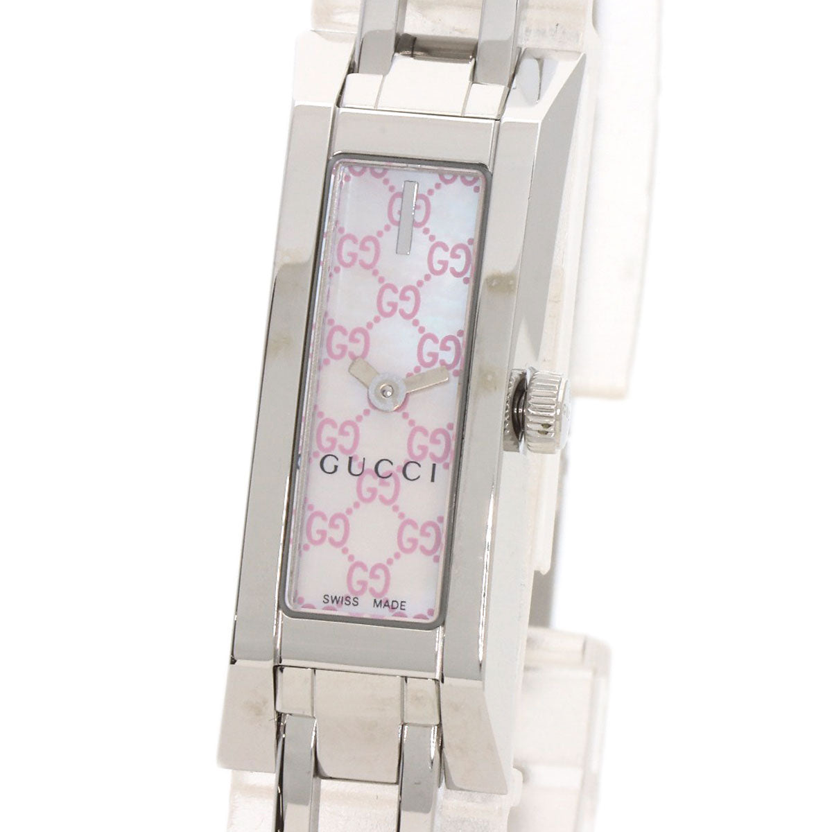 GUCCI GG Watches YA110 Stainless Steel/Stainless Steel Ladies