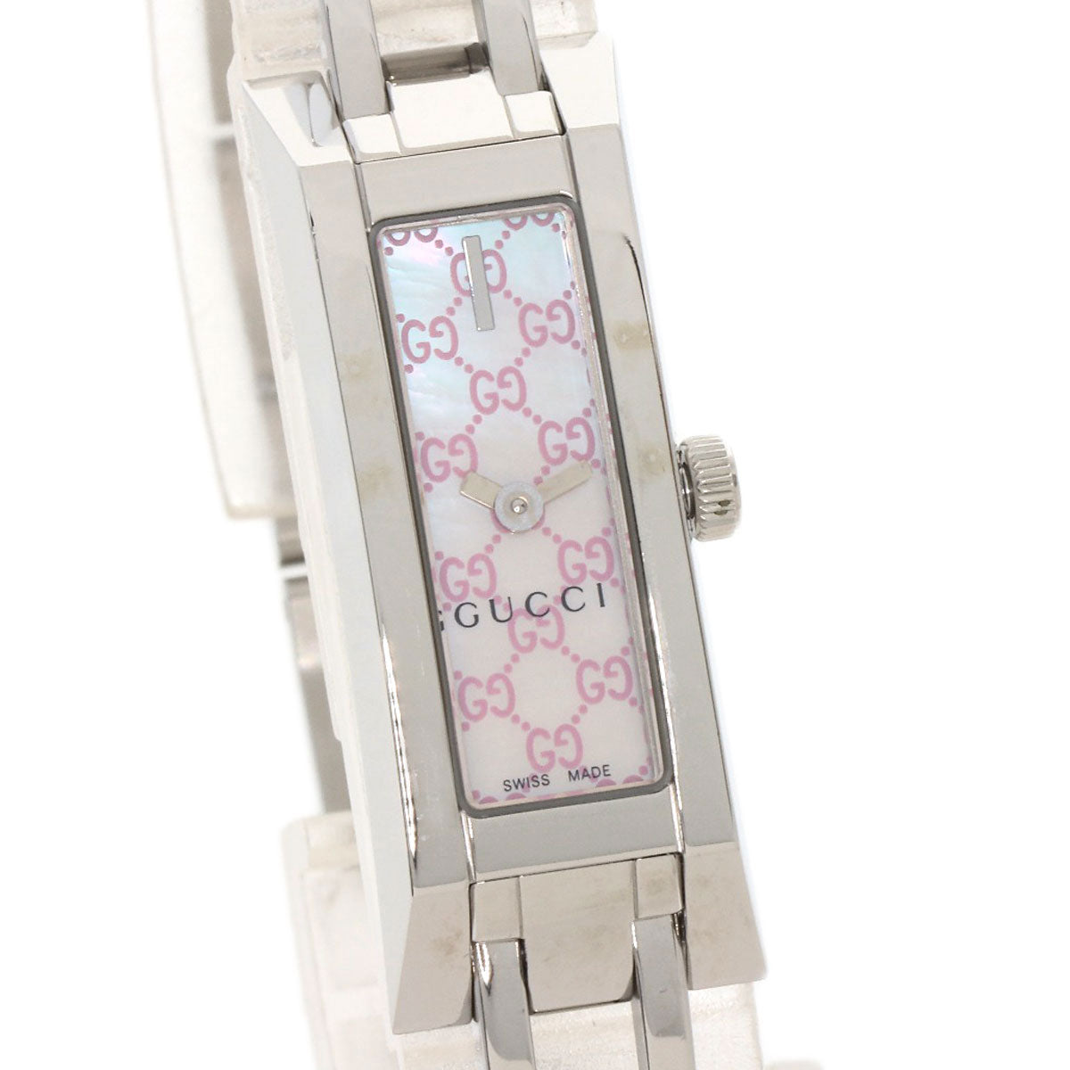 GUCCI GG Watches YA110 Stainless Steel/Stainless Steel Ladies