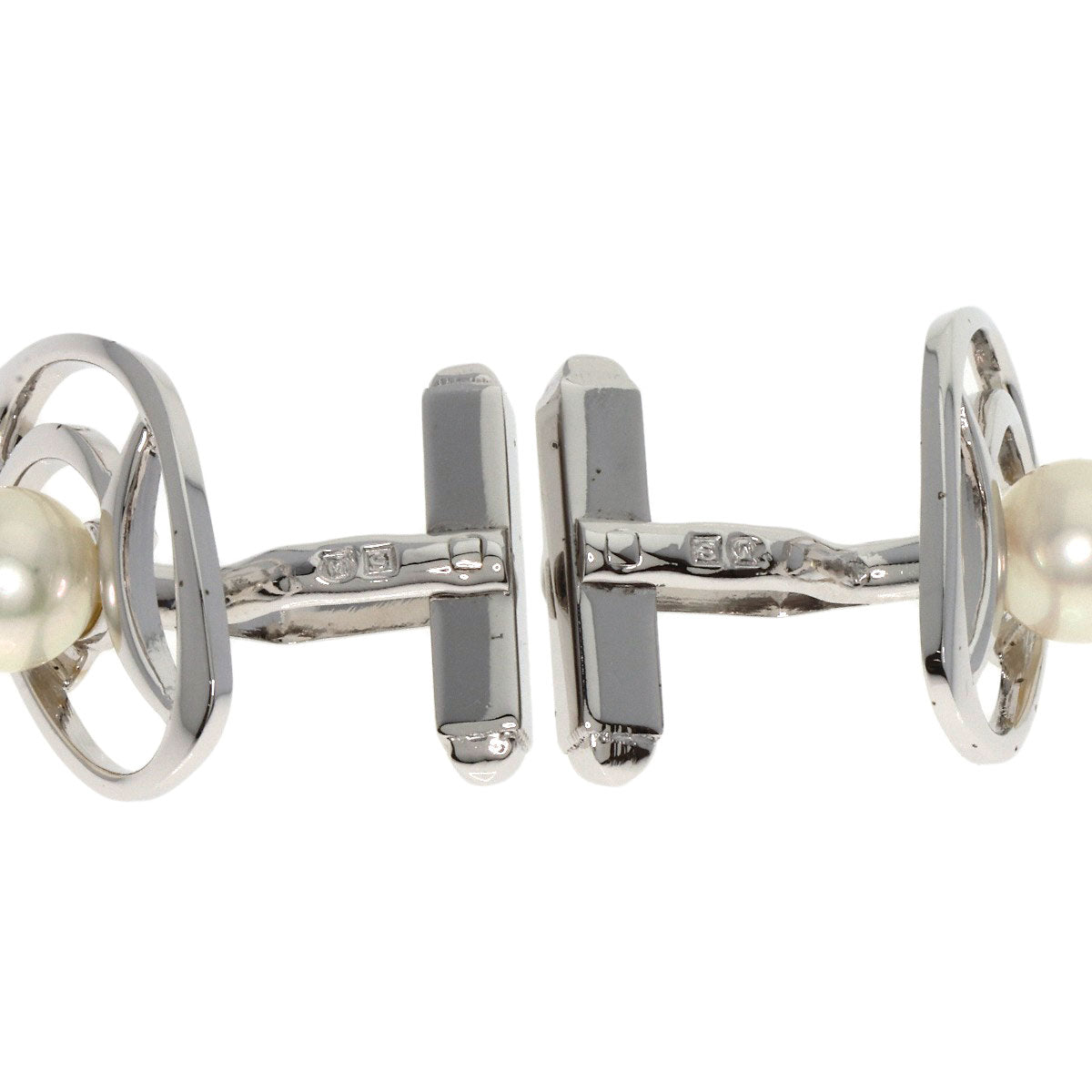 MIKIMOTO   cuffs Pearl Pearl Silver mens