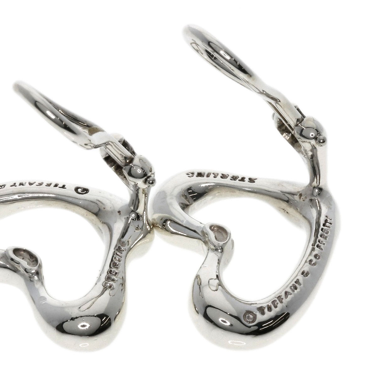 TIFFANY&Co.   Earring Open heart Silver Ladies