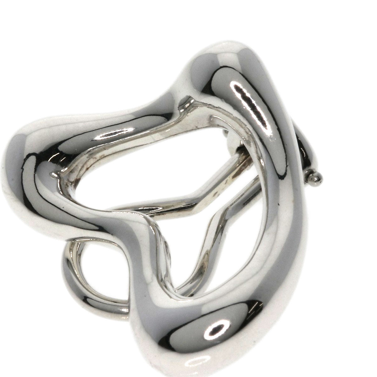 TIFFANY&Co.   Earring Open heart Silver Ladies