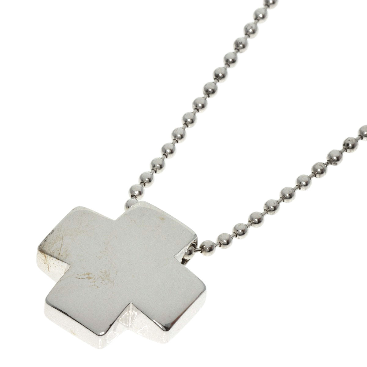 TIFFANY&Co.   Necklace Roman Cross Silver Ladies