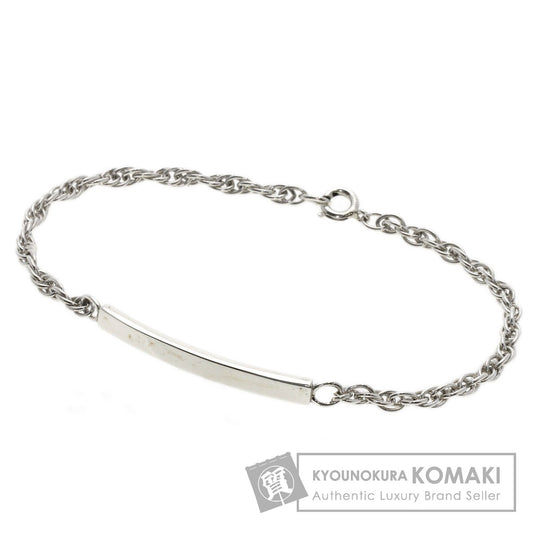 TIFFANY&Co.   Bracelet Bar Chain Silver Ladies