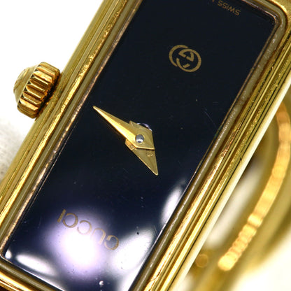 GUCCI Square face Watches 1500L Gold Plated/Gold Plated Ladies