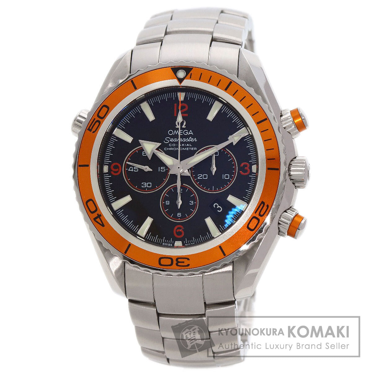 OMEGA Seamaster Planet Ocean Chronograph Watches 2218.50 Stainless Steel/Stainless Steel mens