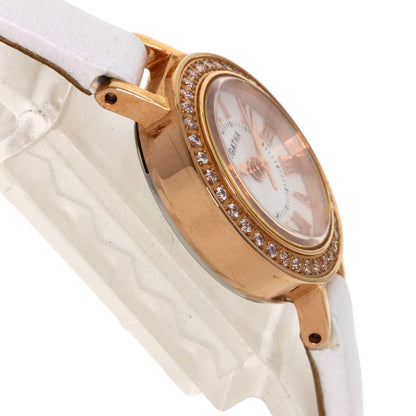 AGATHA Round face Watches  PGP/Leather Ladies