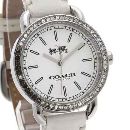 COACH Square face Watches CA.105.7.14 Stainless Steel/Leather Ladies