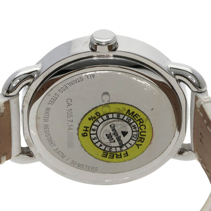 COACH Square face Watches CA.105.7.14 Stainless Steel/Leather Ladies