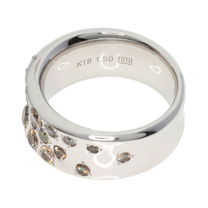 Kashikey   Ring Brown　Diamond K18 White Gold Ladies