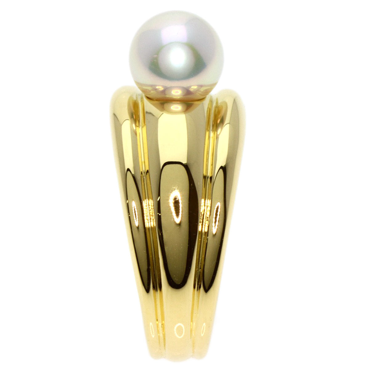 MIKIMOTO   Ring Pearl Pearl K18 Yellow Gold Ladies