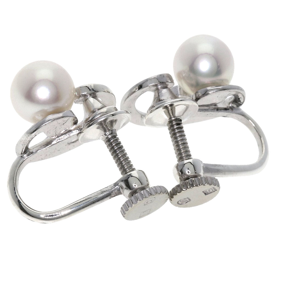 MIKIMOTO   Earring Pearl Pearl Silver Ladies