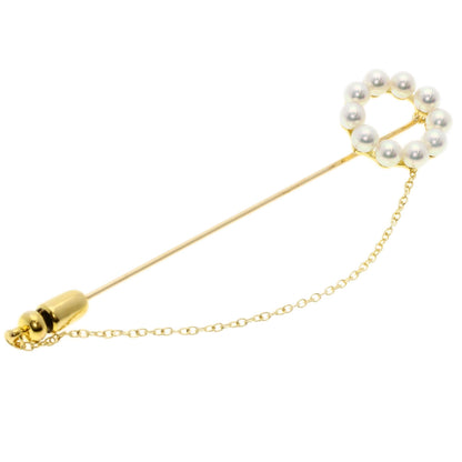 MIKIMOTO   Brooch Baby Pearl Pearl Pin Brooch K18 Yellow Gold Ladies