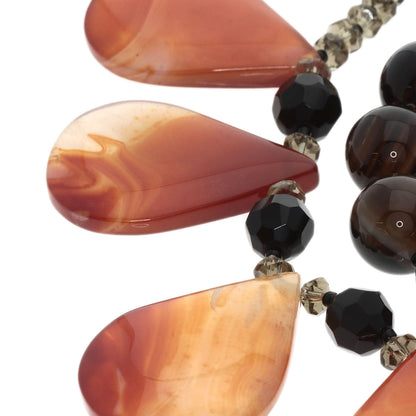 Agate Necklace Silver  163.9g　Ladies