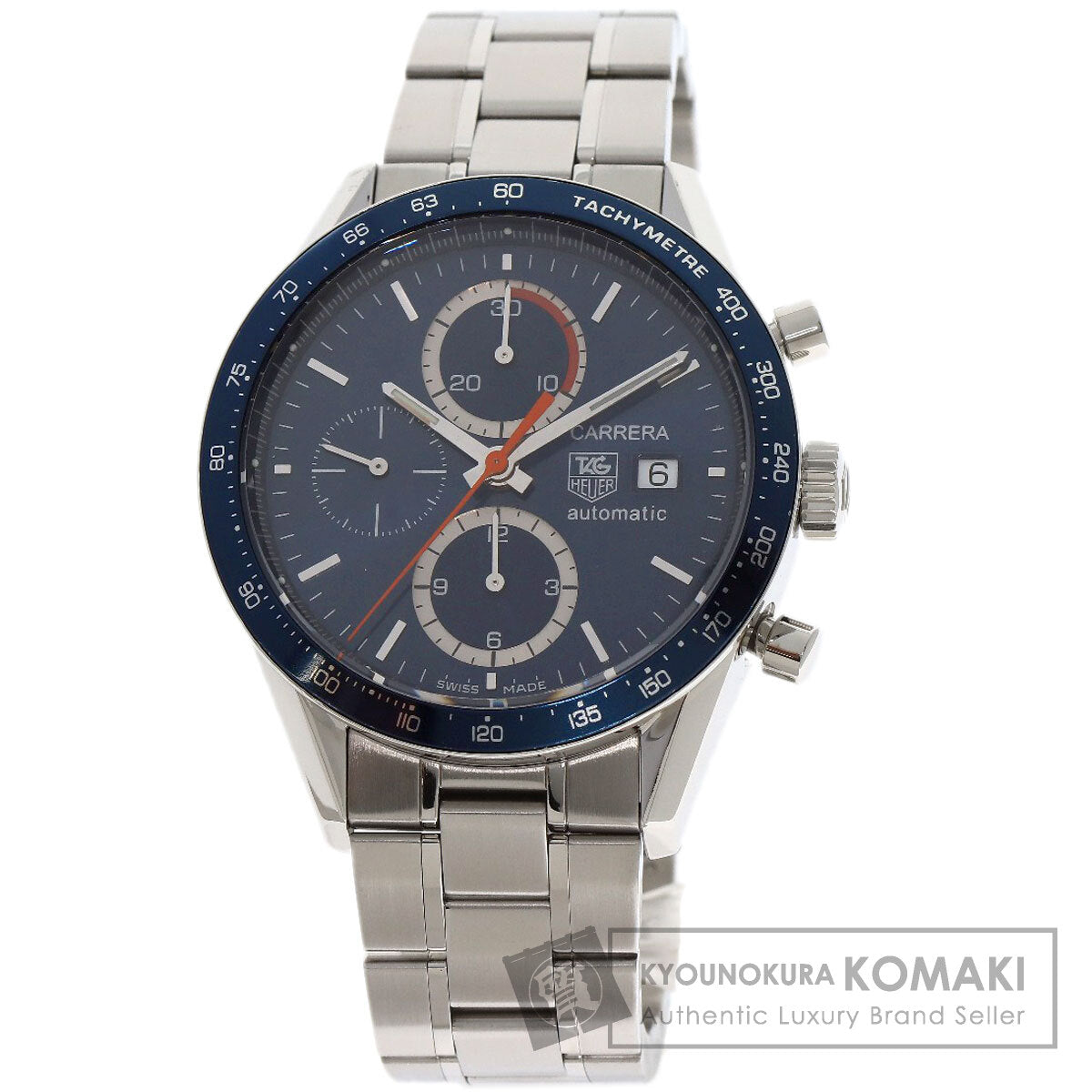 TAG HEUER Carrera Chronograph Watches CV2015-3 Stainless Steel/Stainless Steel mens