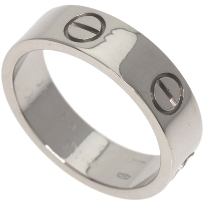 CARTIER   Ring love ring #55 K18 White Gold Ladies