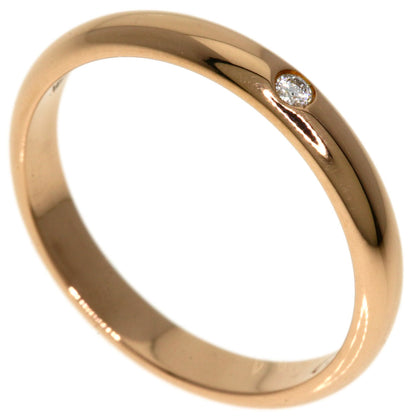 CARTIER   Ring 1895 Wedding 1P Diamond #46 K18 Pink Gold Ladies