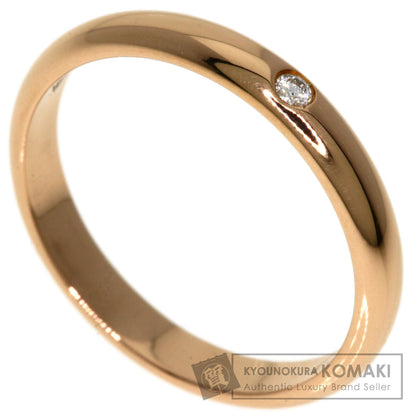 CARTIER   Ring 1895 Wedding 1P Diamond #46 K18 Pink Gold Ladies