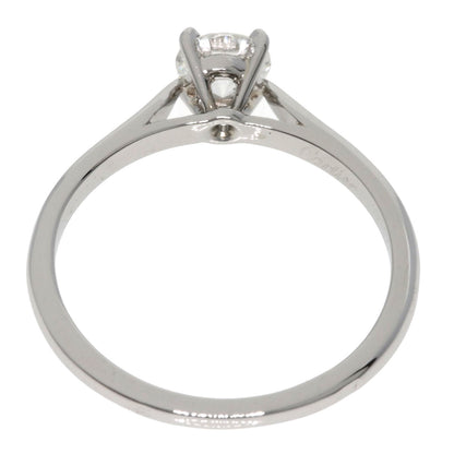 CARTIER   Ring Solitaire 1P Diamond #47 Platinum PT950 Ladies