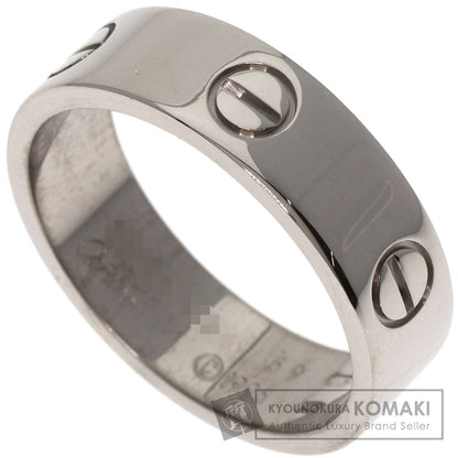 CARTIER   love ring #59 Ring  K18 White Gold unisex [Used]