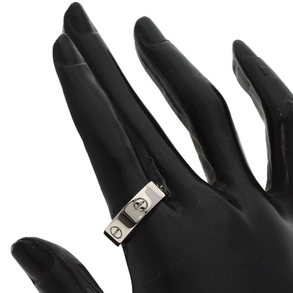 CARTIER   love ring #59 Ring  K18 White Gold unisex [Used]