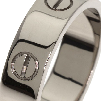CARTIER   love ring #59 Ring  K18 White Gold unisex [Used]