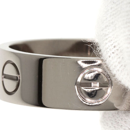 CARTIER   love ring #59 Ring  K18 White Gold unisex [Used]