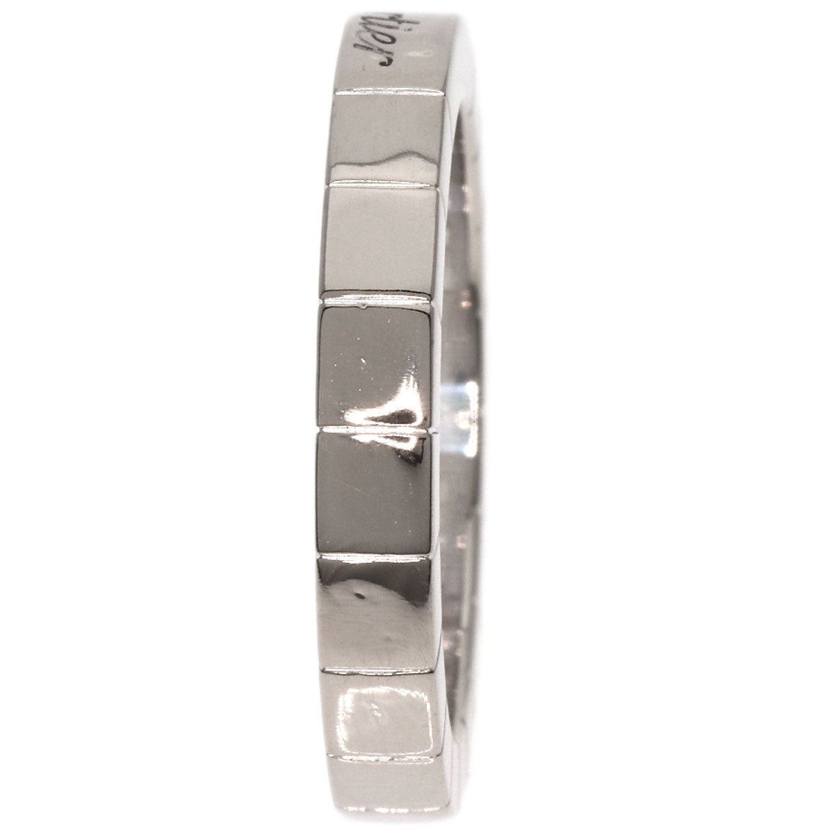 CARTIER   Ring Lanier Ring # 51 K18 White Gold Ladies