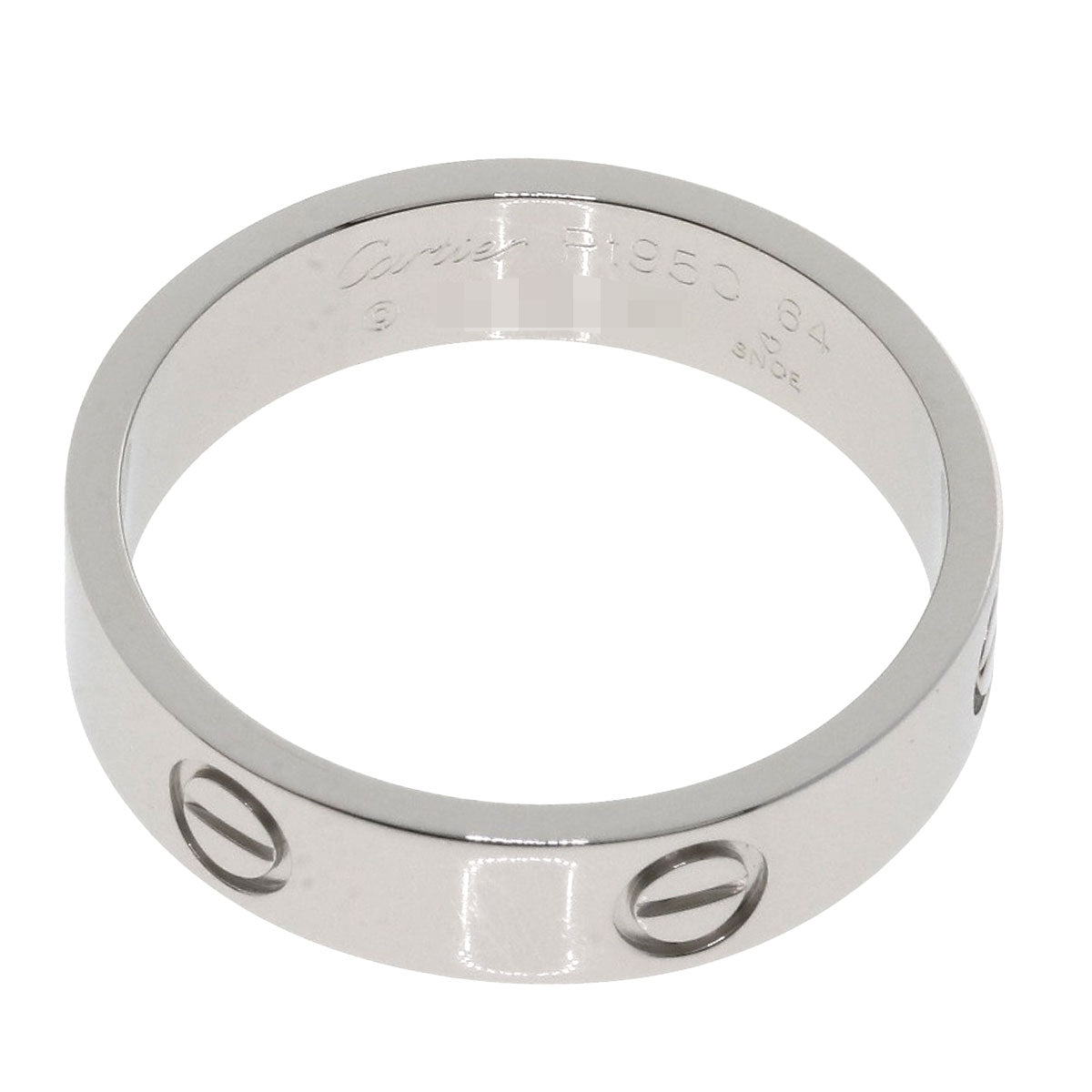 CARTIER   love ring #64 Ring  Platinum PT950 mens [Used]