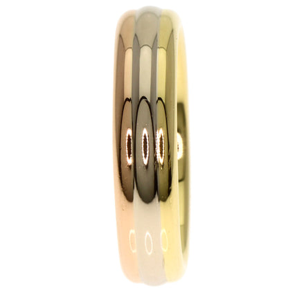CARTIER Three color # 50 Ring K18 Yellow Gold 18K Pink GoldLadies [Used]