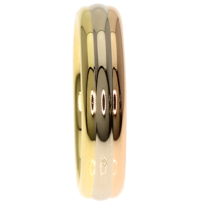 CARTIER Three color # 50 Ring K18 Yellow Gold 18K Pink GoldLadies [Used]