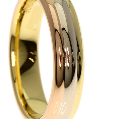 CARTIER Three color # 50 Ring K18 Yellow Gold 18K Pink GoldLadies [Used]