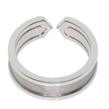 CARTIER   Ring C2 ring # 52 K18 White Gold Ladies