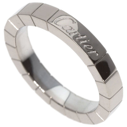 CARTIER   Ring Lanière ring #49 K18 White Gold Ladies