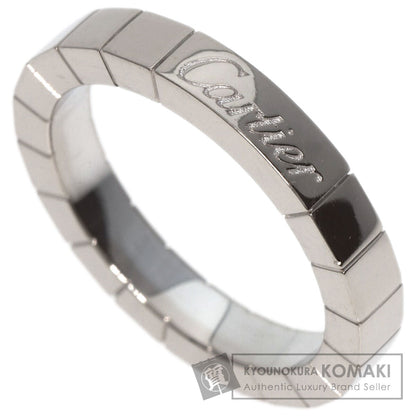 CARTIER   Ring Lanière ring #49 K18 White Gold Ladies