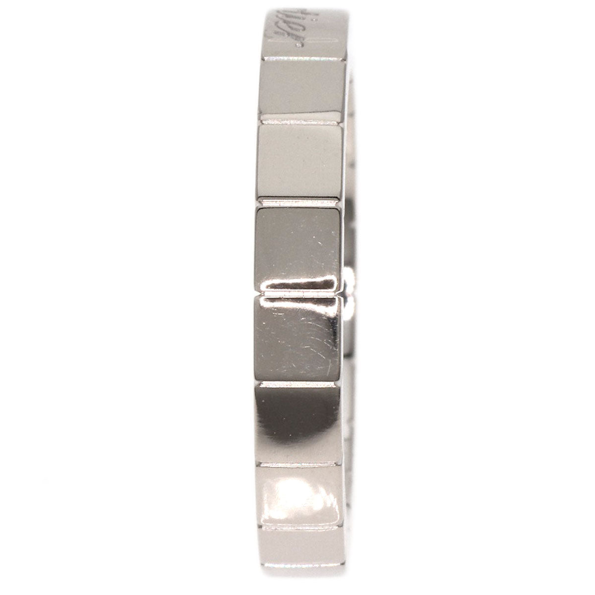 CARTIER   Ring Lanière ring #49 K18 White Gold Ladies