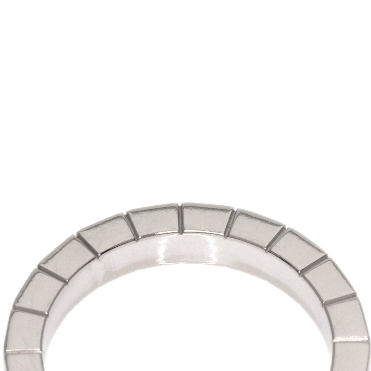 CARTIER   Ring Lanière ring #49 K18 White Gold Ladies