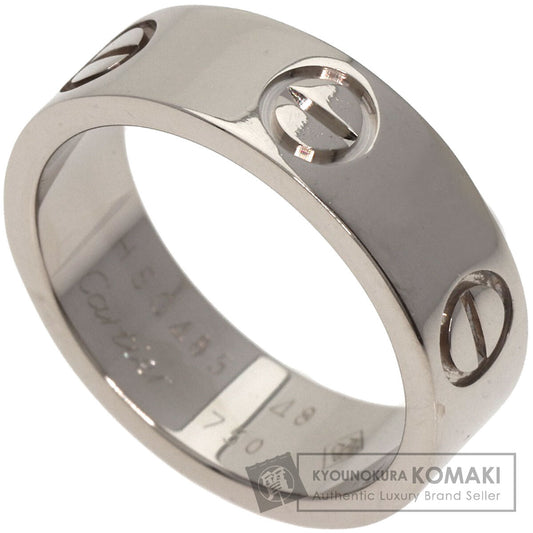 CARTIER   Ring love ring #48 K18 White Gold Ladies